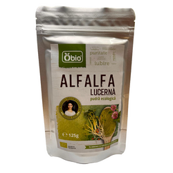 Alfalfa (lucerna) pudra ecologica, 125 g, Obio 