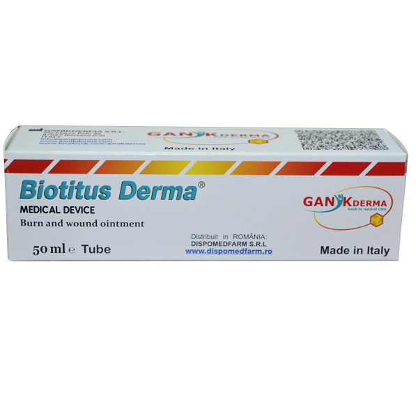 Unguent pentru plagi Biotitus Derma, 50 ml, Gankiderma
