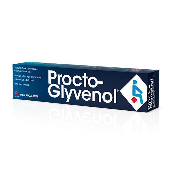 Crema rectala Procto-Glyvenol, 50 mg + 20 mg/g, 30 g, Recordati