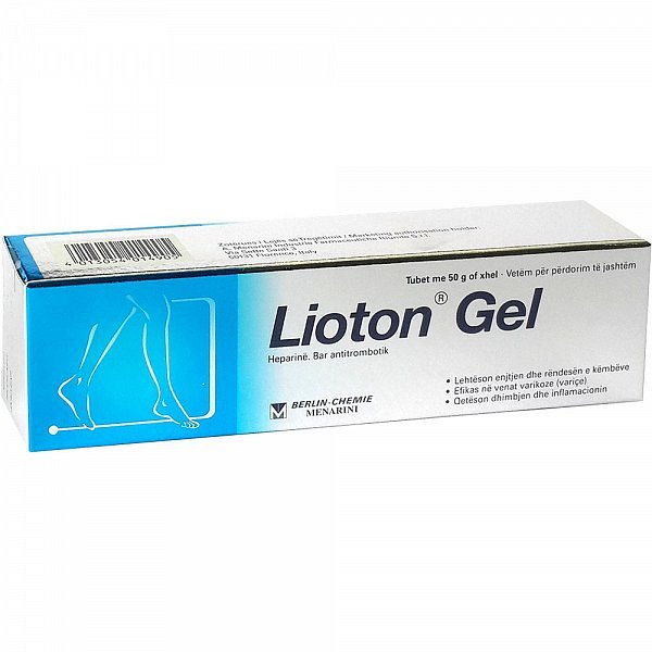 lioton gel pentru picioare umflate