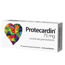 Protecardin, 75 mg, 40 comprimate gastrorezistente, Biofarm