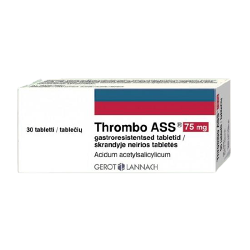 Thrombo Ass, 75 mg, 30 comprimate gastrorezistente, Lannacher