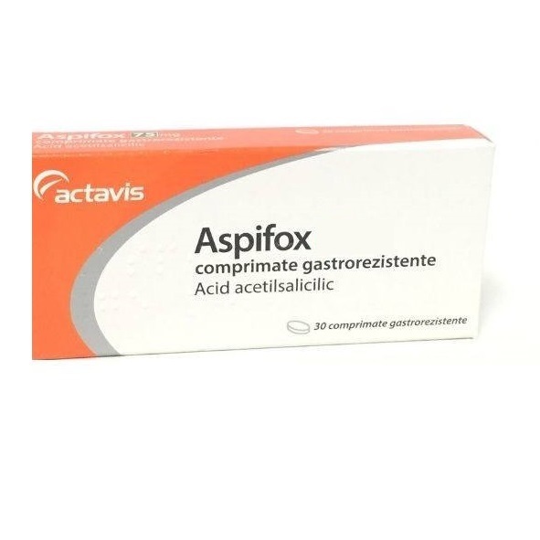 Aspifox, 100 mg, 30 comprimate gastrorezistente, Actavis