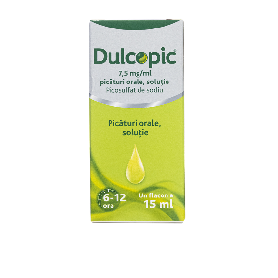 Dulcopic, 7,5 mg/ml picături orale soluţie, 15 ml, Sanofi