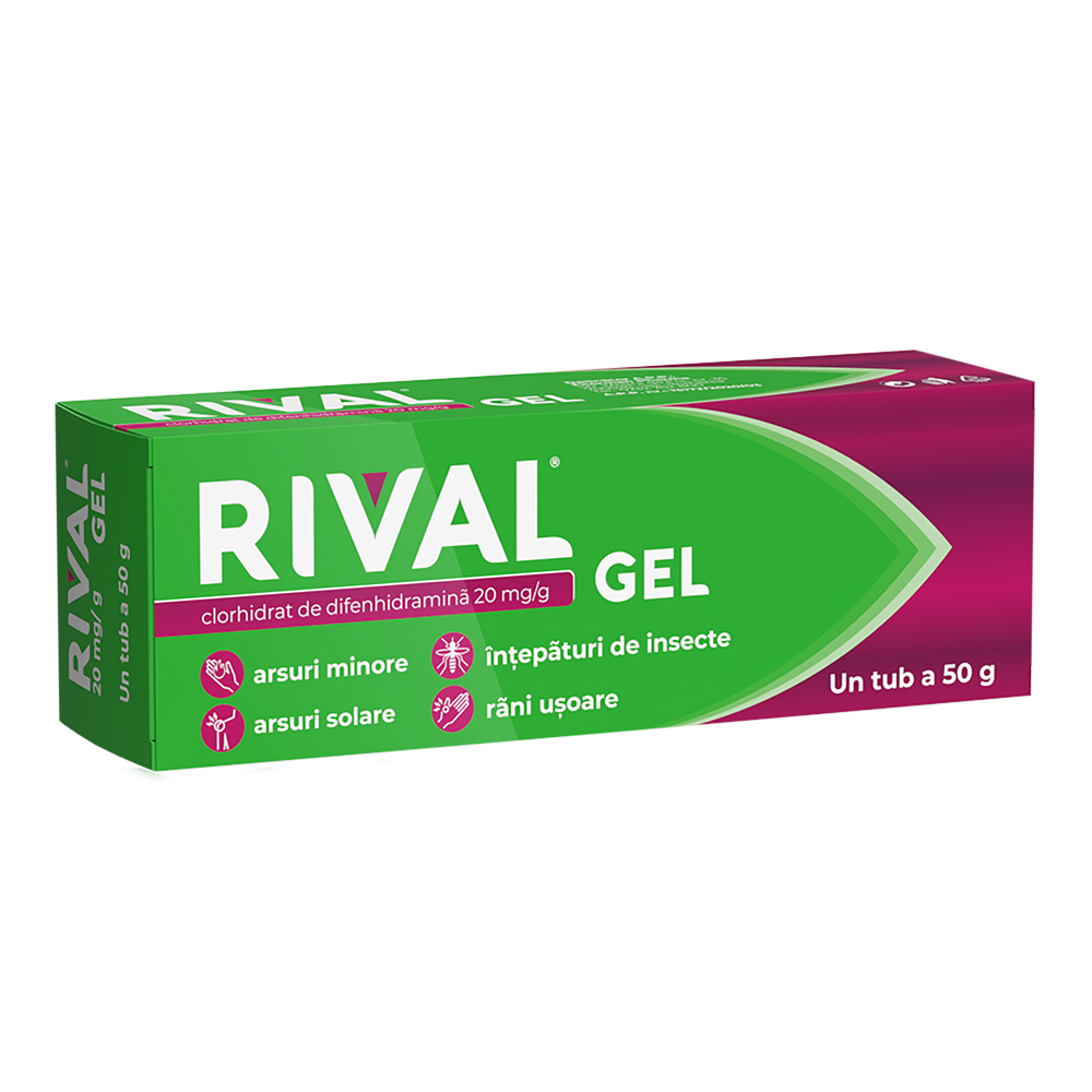 Rival gel, 20 mg/g, 50 g, Fiterman Pharma