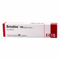 Betadine unguent, 100 mg/g, 20 g, Egis Pharmaceutical