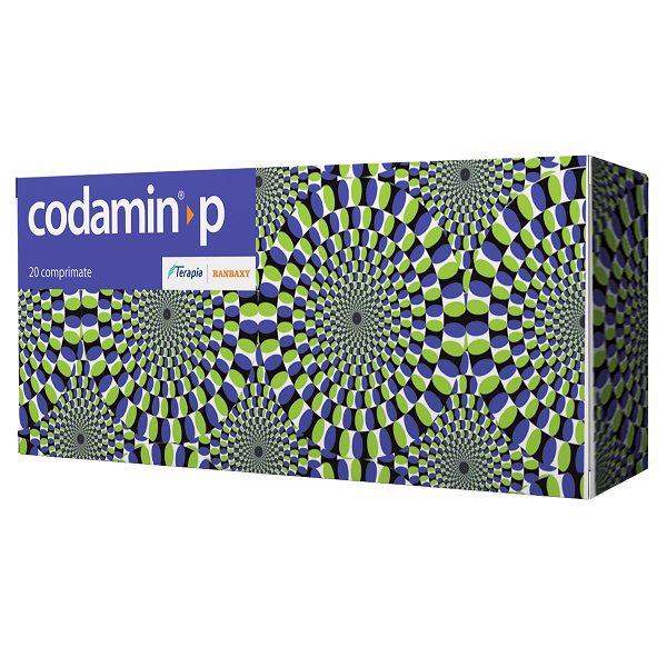 Codamin P, 20 comprimate, Terapia