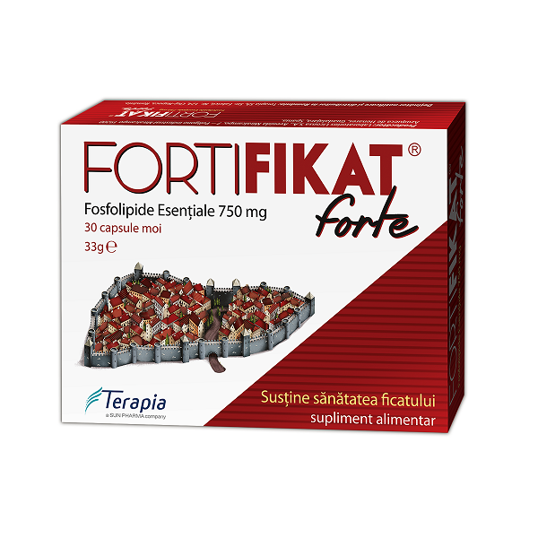 Fortifikat Forte fosfolipide esentiale 750mg, 30 capsule, Terapia