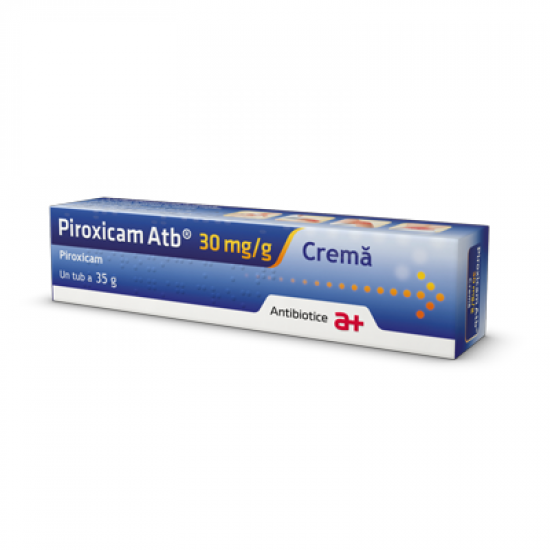 Piroxicam 30mg/g crema, 35 g, Antibiotice SA