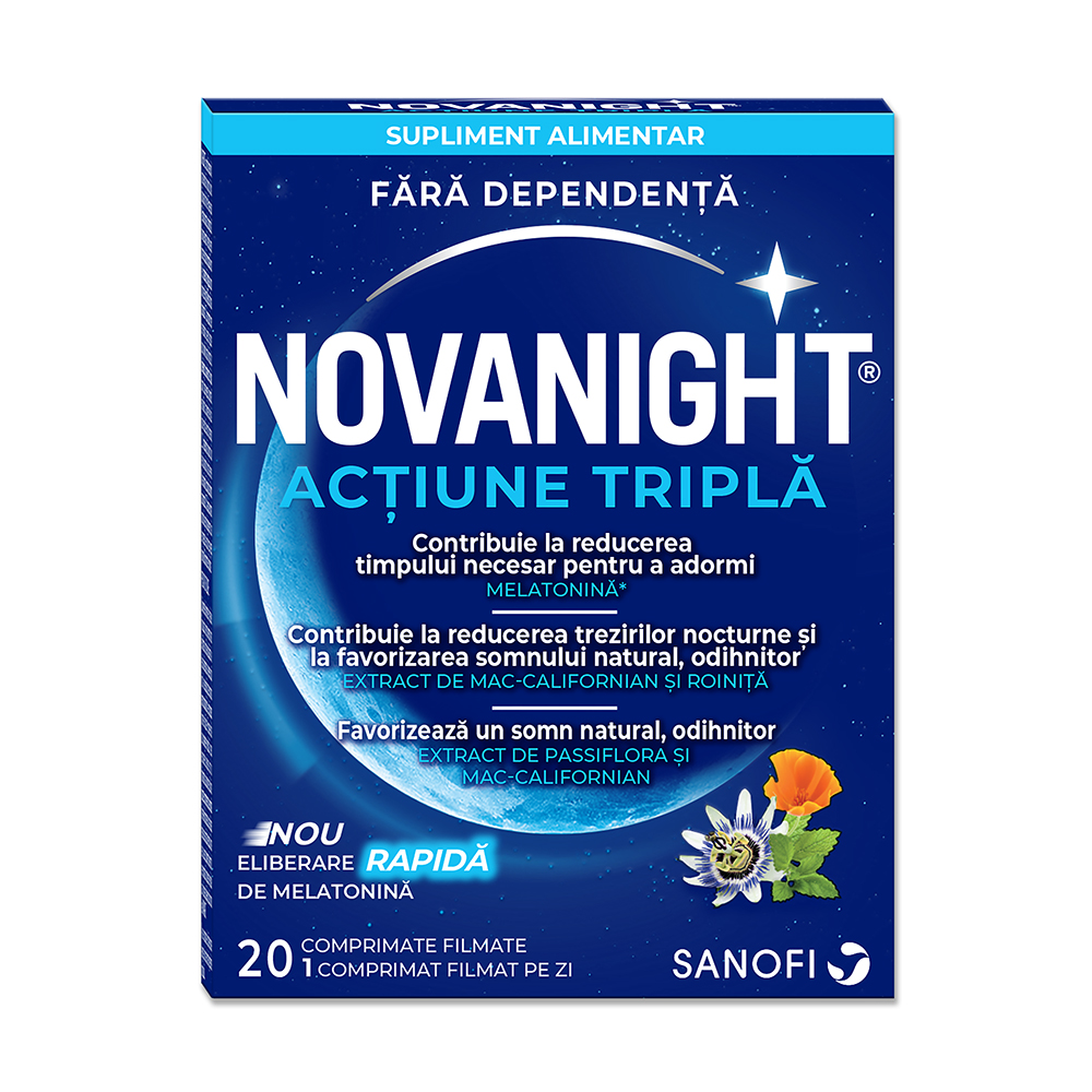 Novanight, 20 comprimate filmate, Sanofi