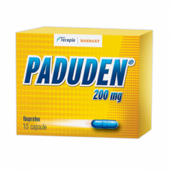 Paduden, 200 mg, 10 capsule, Terapia