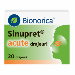 Sinupret acute, 20 drajeuri, Bionorica