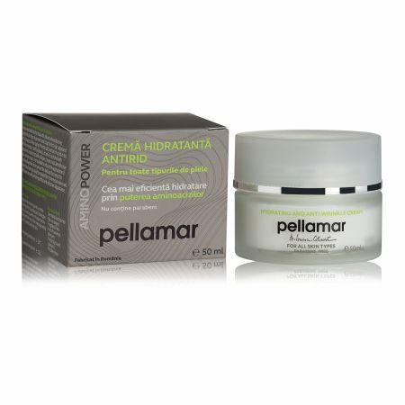 Crema hidratanta antirid pentru toate tipurile de piele AminoPower, 50 ml - Pellamar