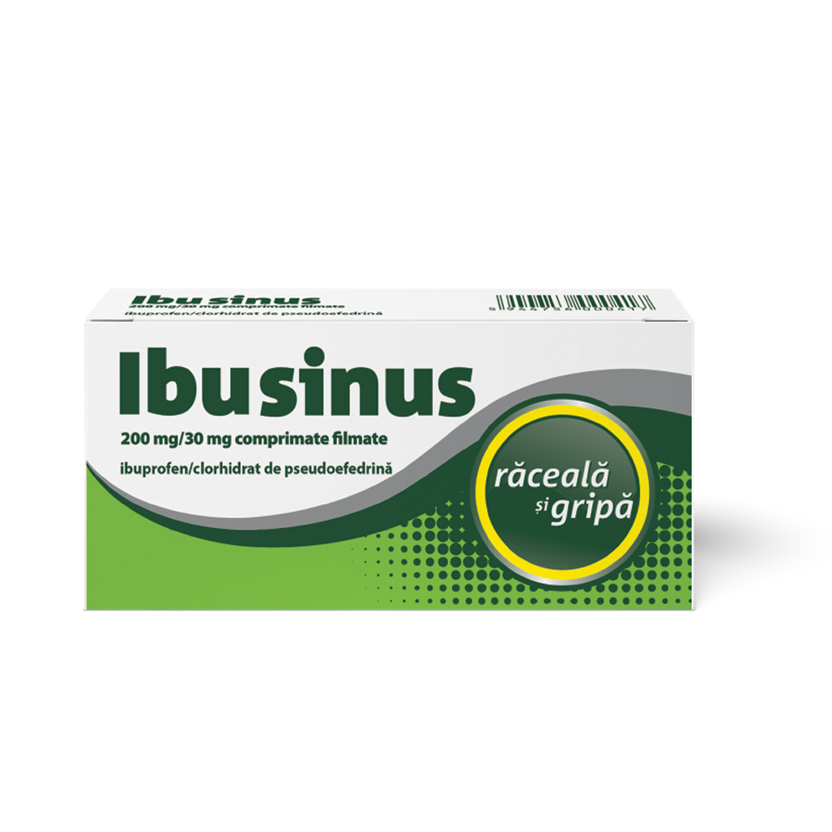 Ibusinus, 200 mg/30 mg, 20 comprimate filmate, Labormed Pharma