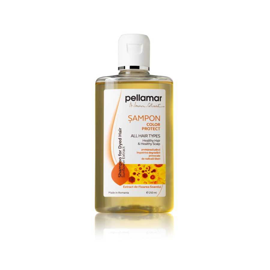 Sampon cu extract de floarea-soarelui pentru par vopsit Beauty Hair, 250 ml, Pellamar