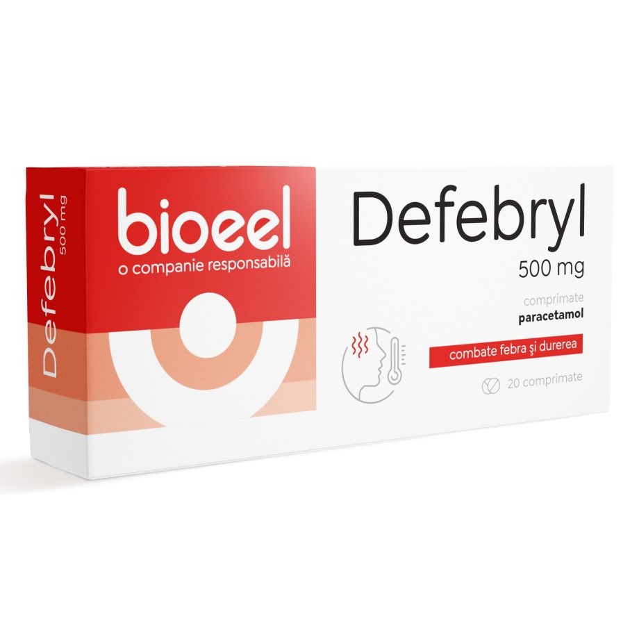 Defebryl, 500 mg, 20 comprimate, Bioeel