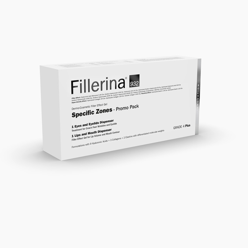 Kit Grad 4 Plus Fillerina 932 Tratament pentru ochi si pleoape 15 ml + Tratament pentru buze si conturul buzelor 7 ml, Labo