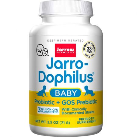 Probiotice si prebiotice Baby's Jarro-Dophilus + GOS, 71 g - Jarrow Formulas
