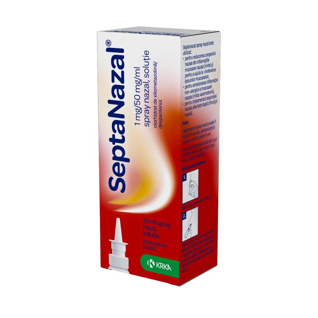 SeptaNazal Spray nazal, 1mg/50mg, 10 ml, Krka