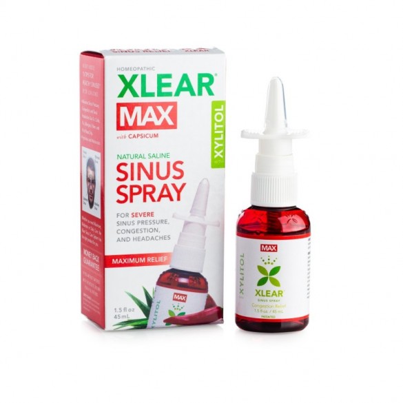 Spray nazal homeopatic cu ardei Max, 45 ml, Xlear