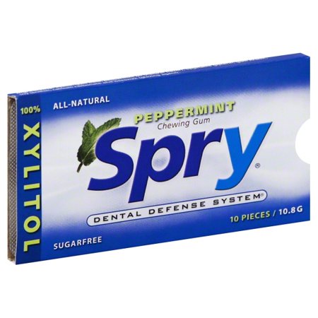 Guma de mestecat cu peppermint - Spry, 10 bucati, Xlear