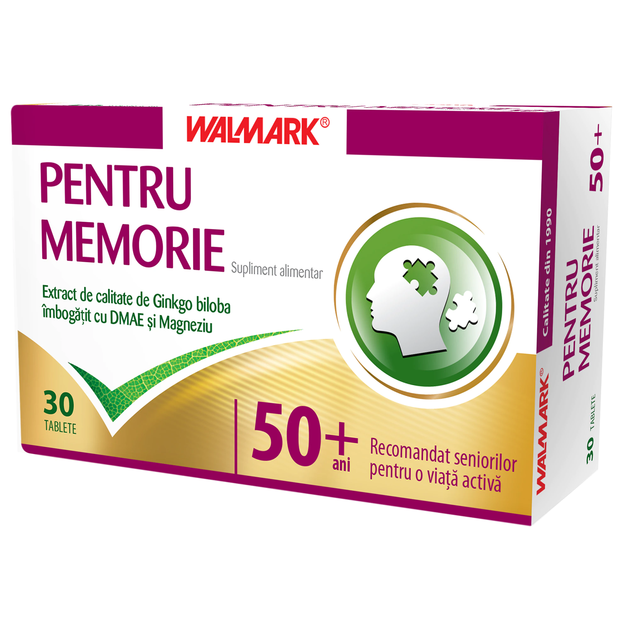 Pentru memorie 50+, 30 tablete, Walmark