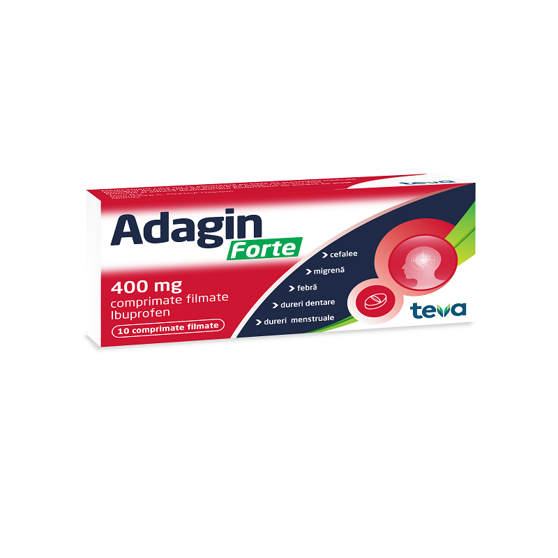 Adagin forte, 400 mg, 10 comprimate filmate, Actavis