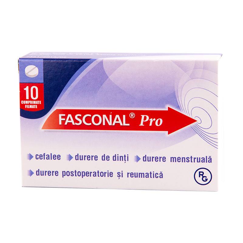 Fasconal Pro, 10 comprimate, Gedeon Richter