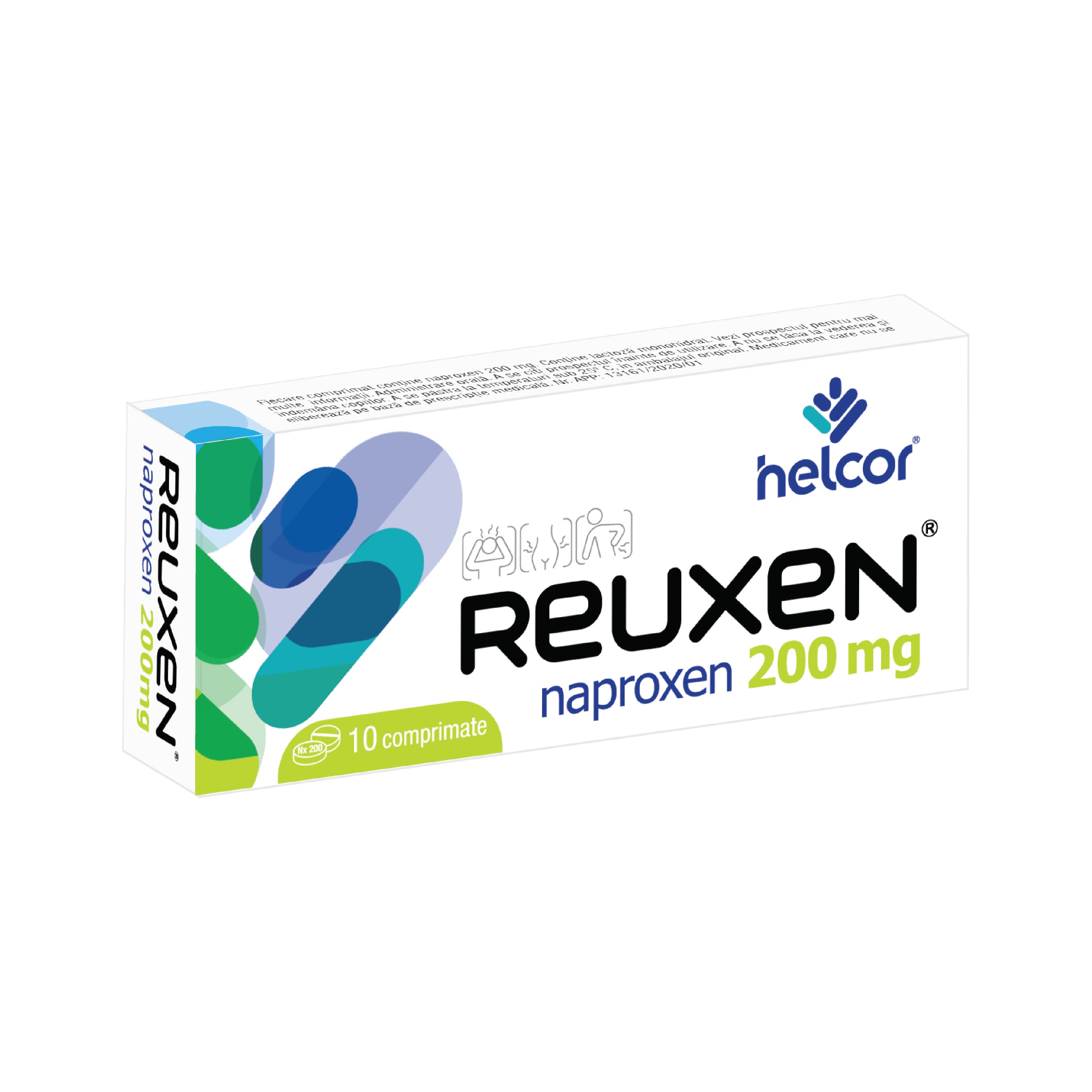 Reuxen, 200 mg, 10 comprimate, Helcor