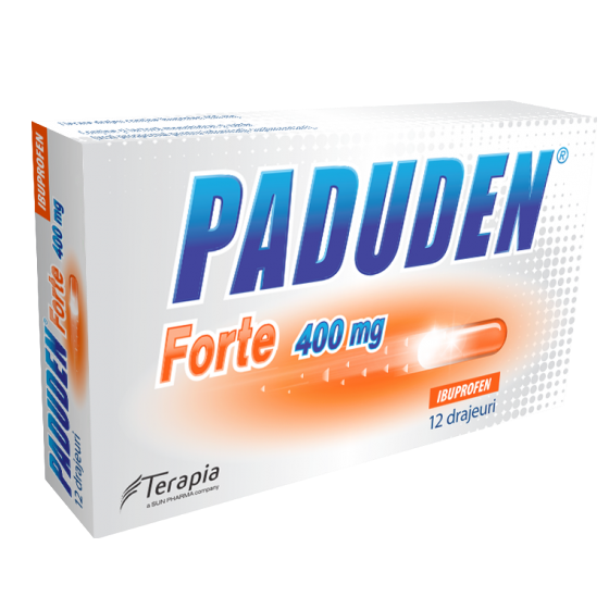 Paduden Forte, 400 mg, 12 drajeuri, Terapia
