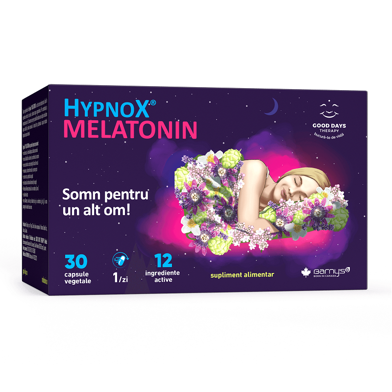 Hypnox Melatonin, 30 capsule, Good Days Therapy 