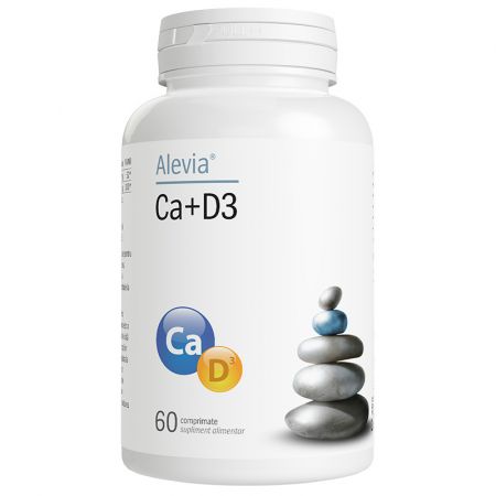 Ca+D3, 60 comprimate - Alevia