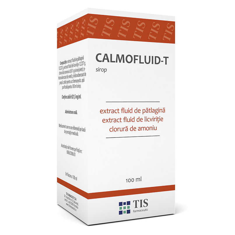 Calmofluid-T sirop, 100 ml, Tis Farmaceutic