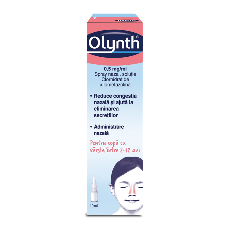 Olynth spray nazal pentru copii, 0.5 mg, 10 ml, Johnson&Johnson