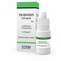 Rinoxin solutie nazala 0.25 mg, 0,25 mg/ml, 10 ml, Tis Farmaceutic