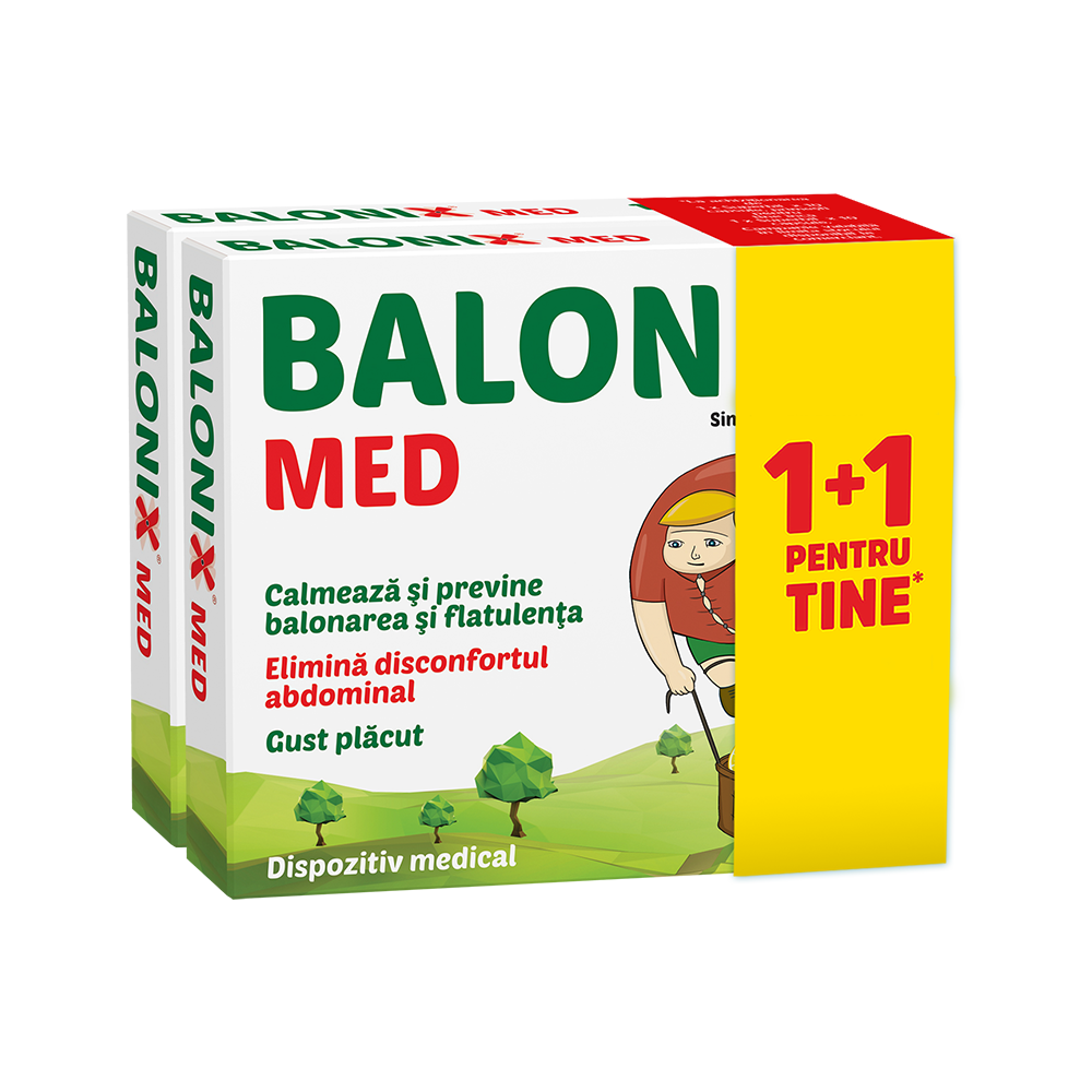 Pachet Balonix Med, (1+1) x 10 comprimate, Fiterman Pharma