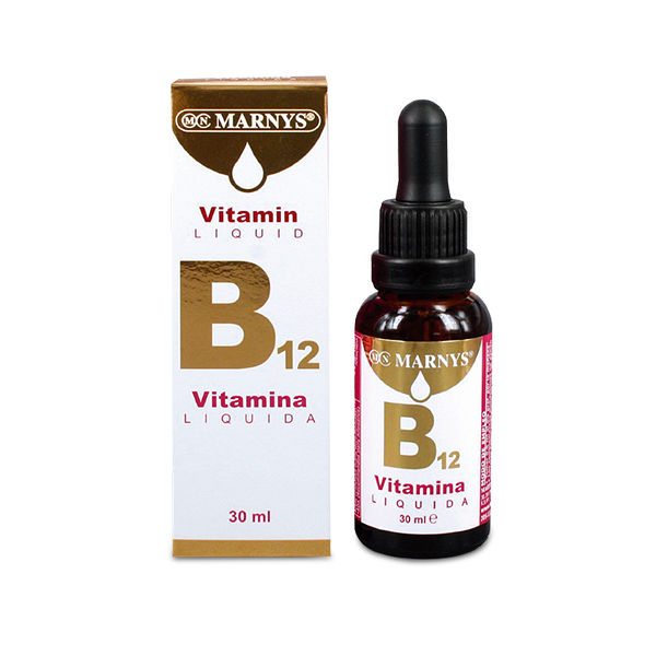 Vitamina B12 Lichida Ciancobalamina, 2.5 mcg, 30 ml, Marnys