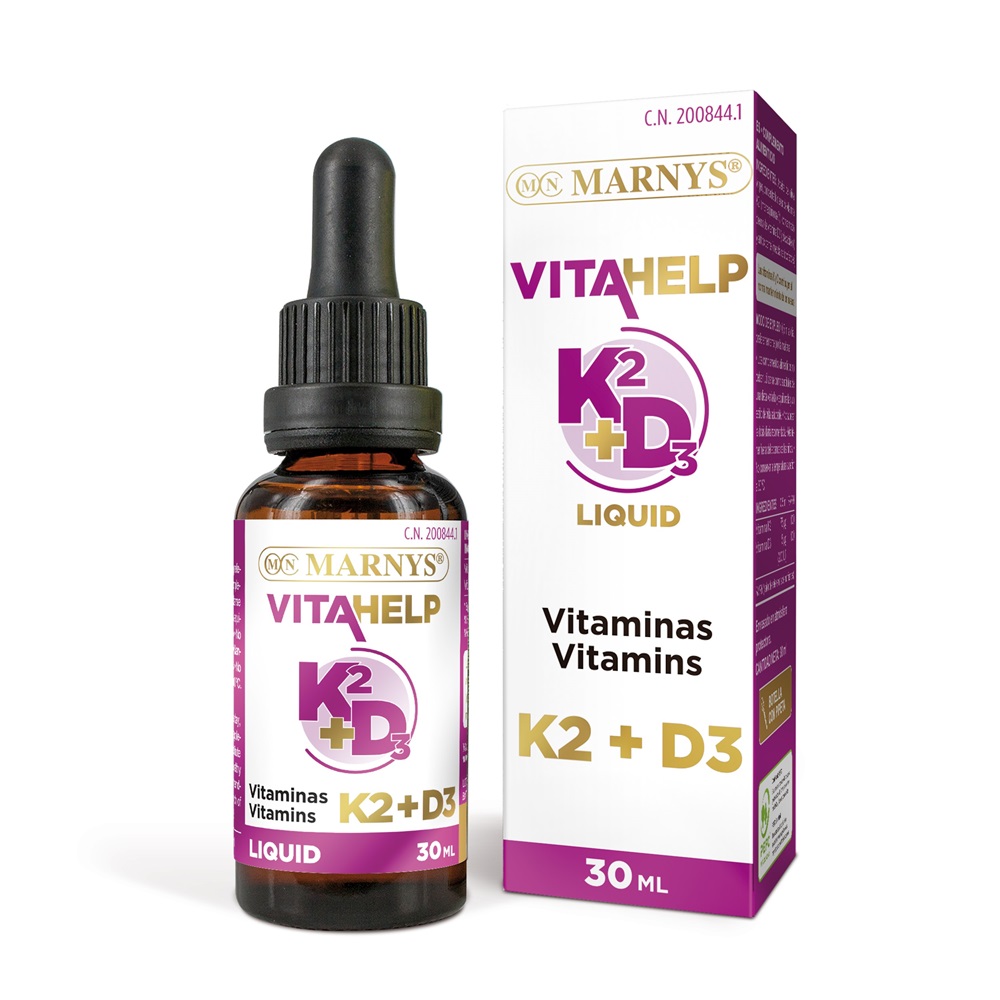 Vitamina K2 + D3 lichida, 30 ml, Marnys