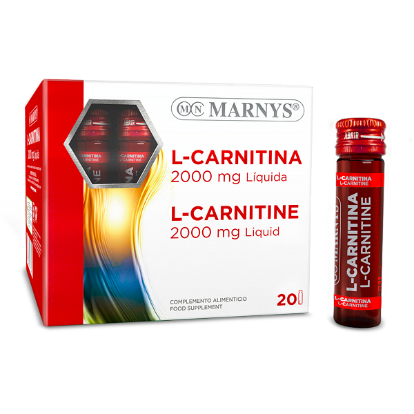 L-Carnitina Lichida 2000 mg, 20 Fiole, Marnys