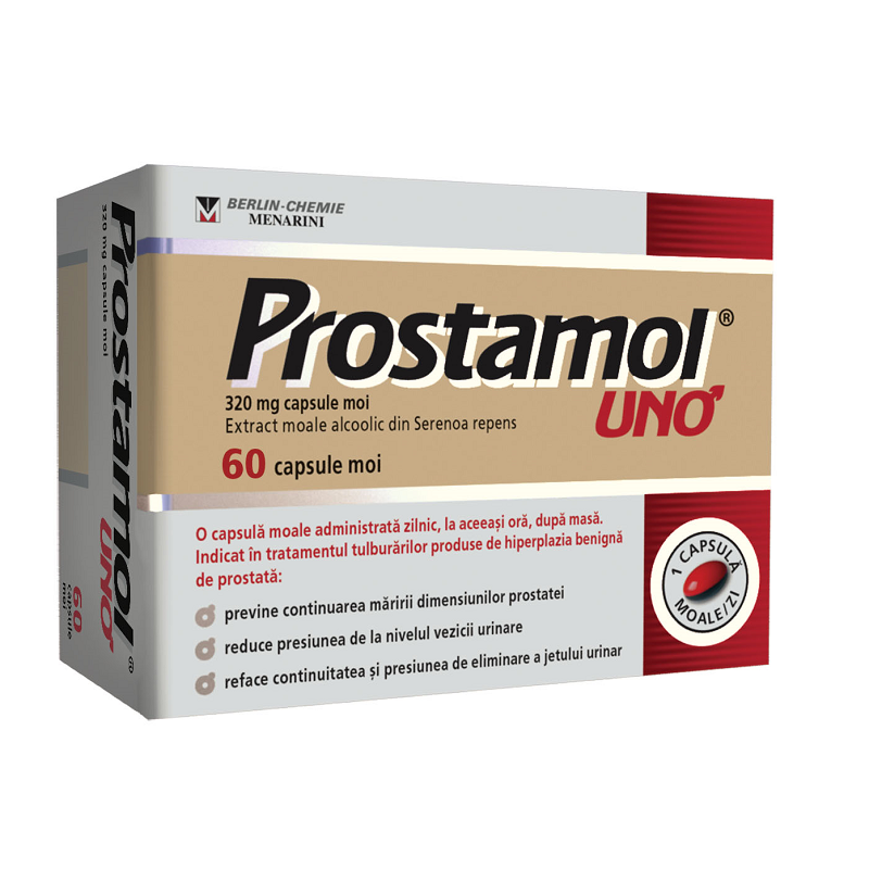 Prostamol uno, 320 mg, 60 capsule moi, Berlin-Chemie Ag
