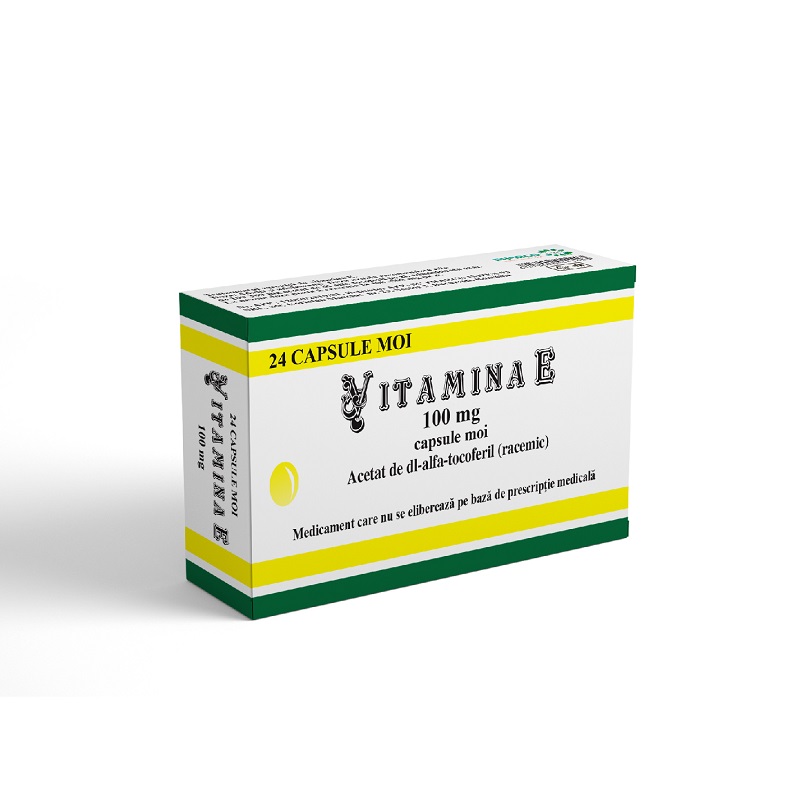 Vitamina E 100 mg, 24 capsule, Pharco