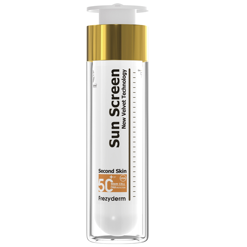 Crema de fata cu protectie solara SPF50+ Sun Screen Velvet, 50 ml, Frezyderm