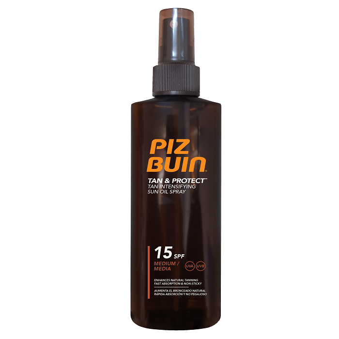 Spray pentru accelerarea bronzului SPF 15, 150 ml, Piz Buin