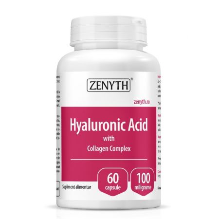 Hyaluronic Acid cu Collagen Complex, 60 capsule, Zenyth