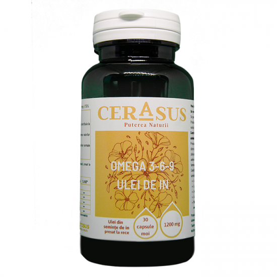 Omega 3-6-9 1200 mg Puterea Naturii, 30 capsule, Cerasus 