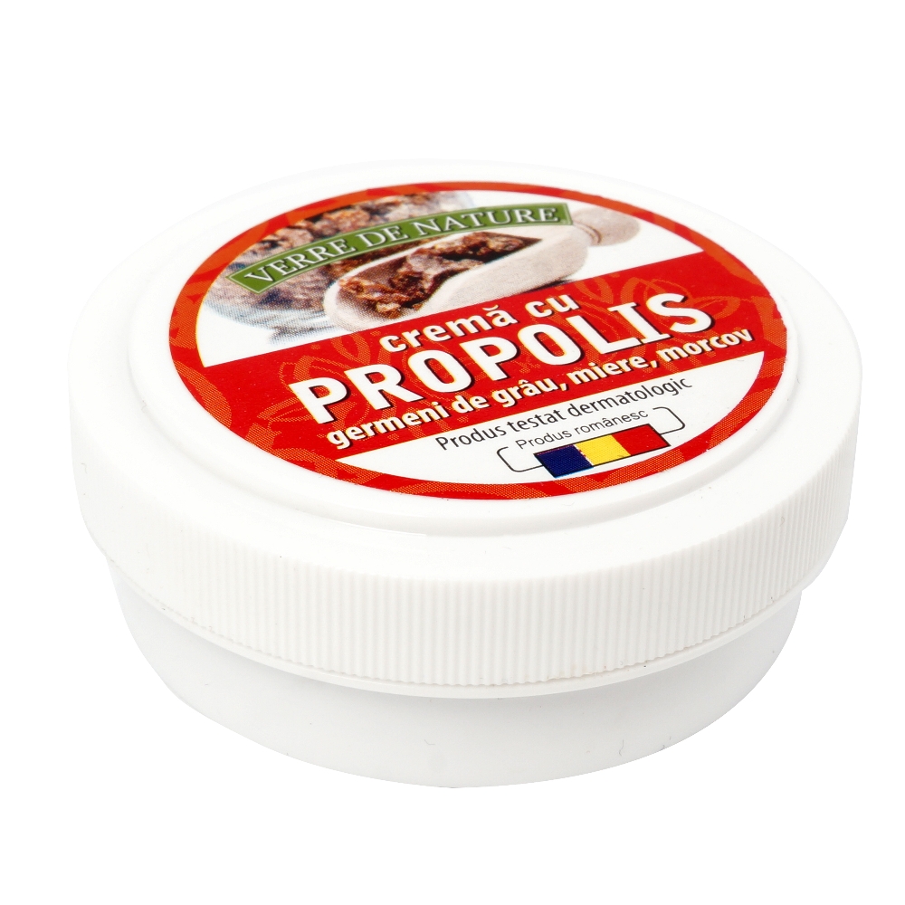 Crema cu Propolis, Germeni de Grau si Miere, 15 g, Manicos