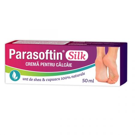 Crema pentru calcaie Silk Parasoftin, 50 ml - Zdrovit