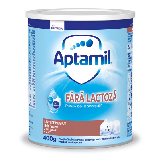 Aptamil fara lactoza, 400 g, Milupa