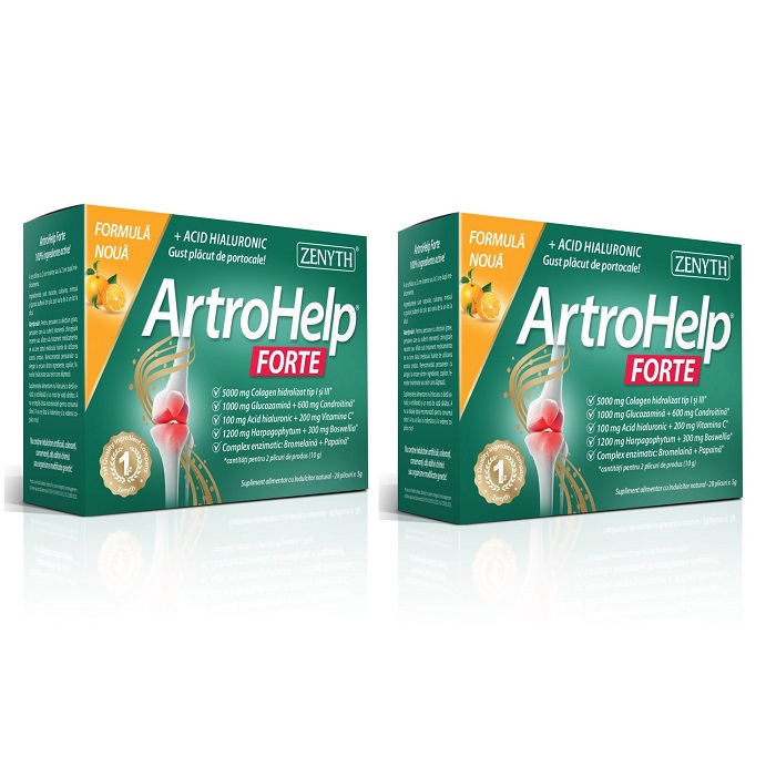 ArtroHelp Forte, pentru articulații, 14 plicuri - de la ZENYTH