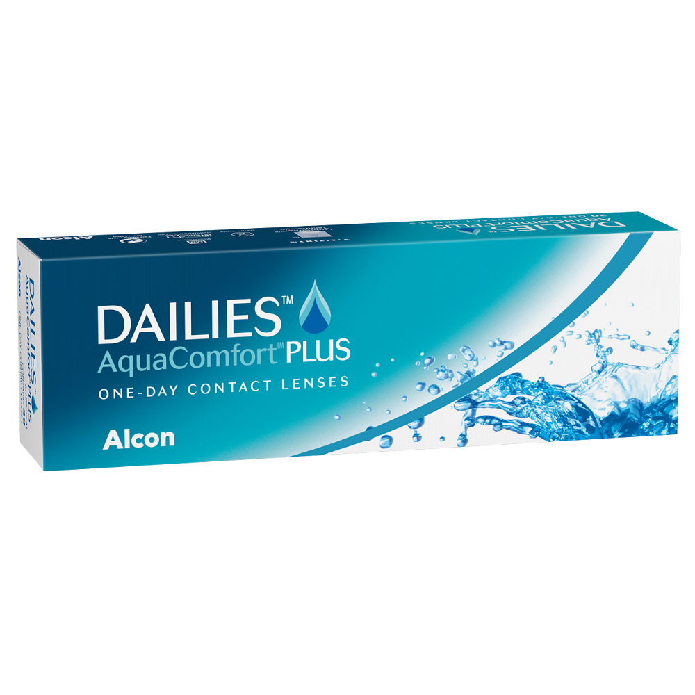 Lentile de contact -3.25 Dailies Aqua Comfort Plus, 30 bucati, Alcon